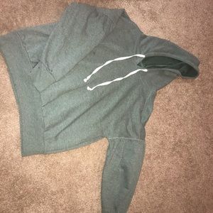 Green Bell Sleeve Sweatshirt.